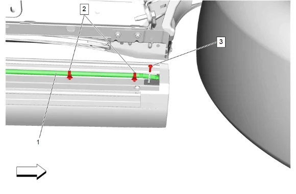Assist Step Lamp Replacement (B3L) — figure 1