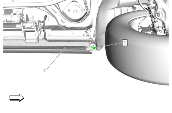 Assist Step Lamp Replacement (B3L) — figure 6