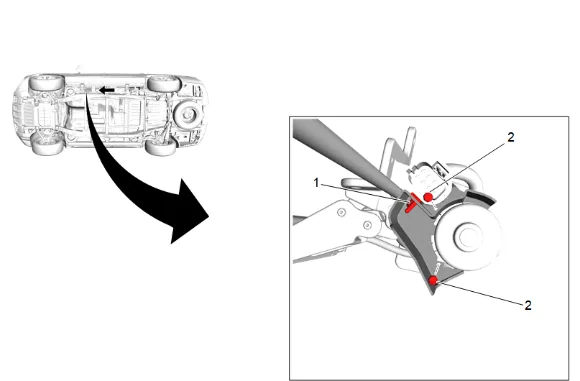 Assist Step Motor Replacement (B3L) — figure 2