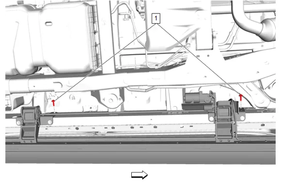 Assist Step Replacement (B3L - Assist Step Assembly) — figure 2