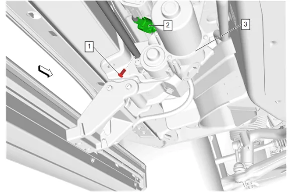Assist Step Rod Replacement (B3L) — figure 1