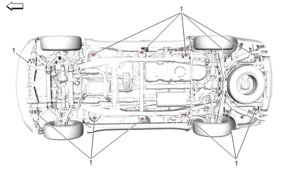Body Mount Upper Location Number 5 Cushion Replacement — figure 18