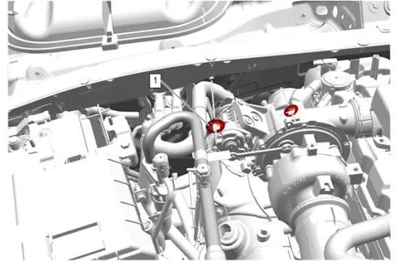 Dash Panel Outer Insulator Replacement (with LM2) — figure 10