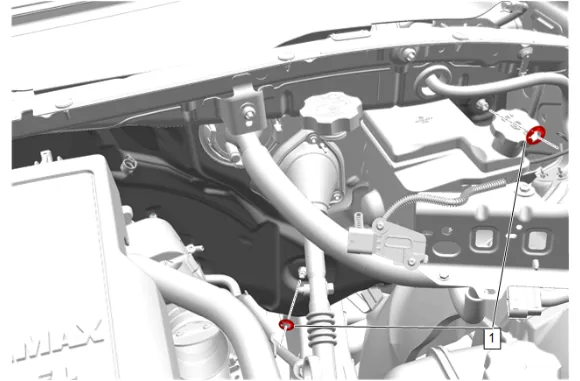 Dash Panel Outer Insulator Replacement (with LM2) — figure 11