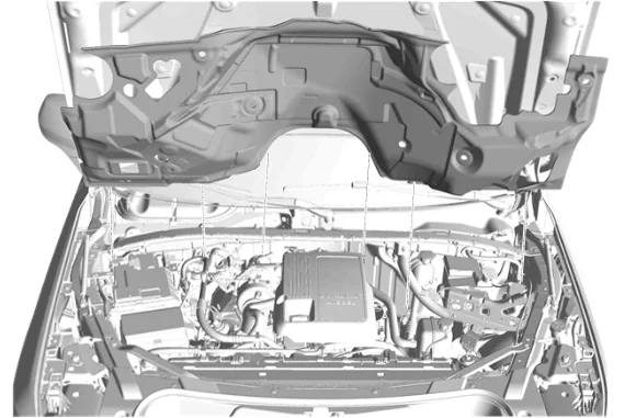Dash Panel Outer Insulator Replacement (with LM2) — figure 12