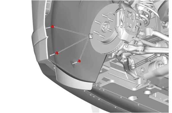 Dash Panel Outer Insulator Replacement (without LM2) — figure 6