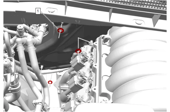 Dash Panel Outer Insulator Replacement (without LM2) — figure 15