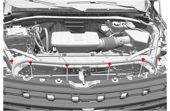 Front Bumper Fascia Removal and Installation (with Front Fascia Extension) — figure 8