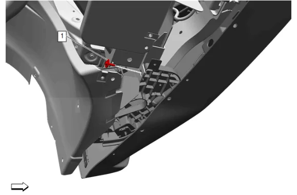 Front Bumper Fascia Removal and Installation (without Front Fascia Extension) — figure 7
