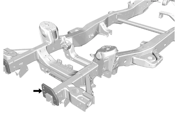 Front Bumper Impact Bar Bracket Replacement — figure 1