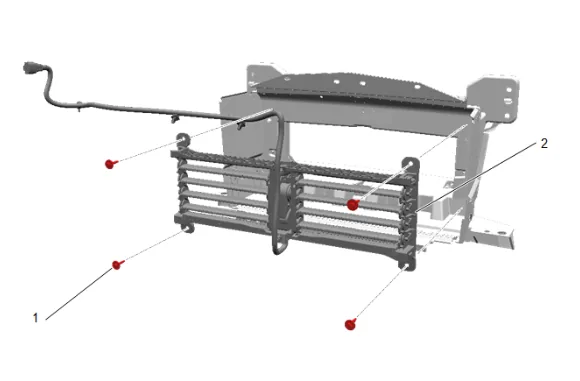 Front Bumper Lower Shutter Replacement — figure 14