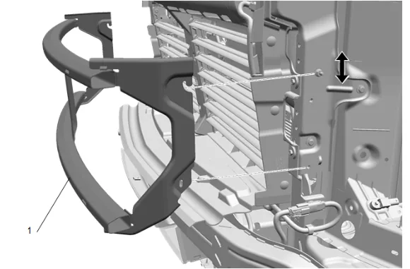 Front Bumper Shutter Replacement — figure 6