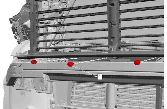 Front End Upper Tie Bar Removal and Installation — figure 12