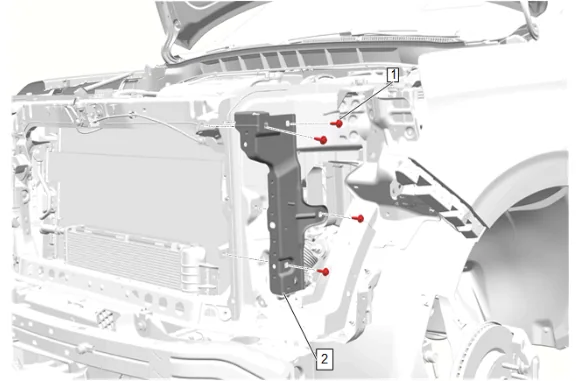 Front End Upper Tie Bar Removal and Installation — figure 15