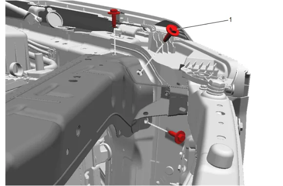 Front End Upper Tie Bar Removal and Installation — figure 21