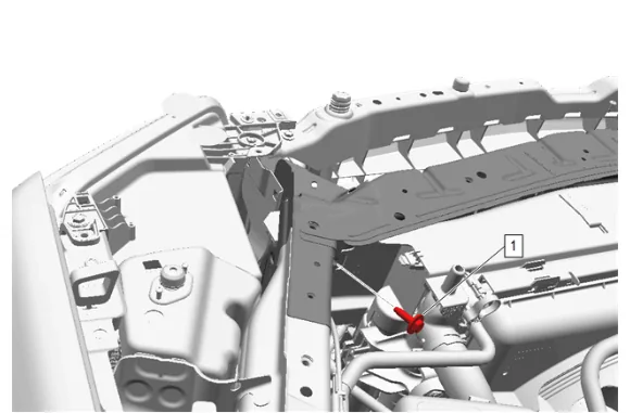 Front End Upper Tie Bar Removal and Installation — figure 22