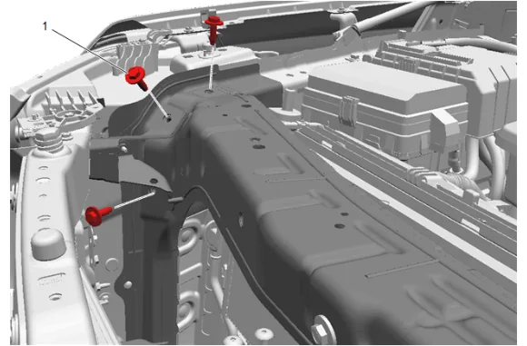 Front End Upper Tie Bar Removal and Installation — figure 23