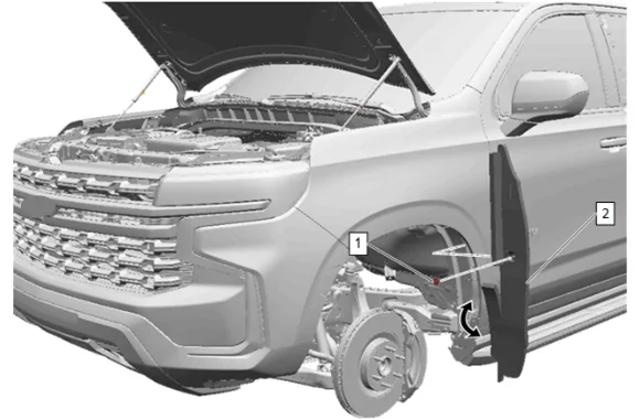 Front Fender Replacement (B3L - Assist Step) — figure 9