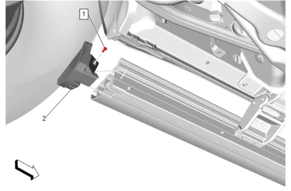 Front Fender Replacement (B3L - Assist Step) — figure 15
