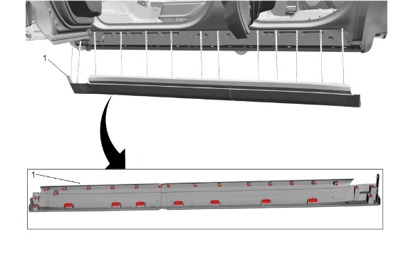 Front Fender Replacement (B3L - Assist Step) — figure 21
