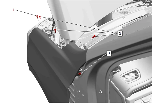 Front Fender Replacement (B3L - Assist Step) — figure 22