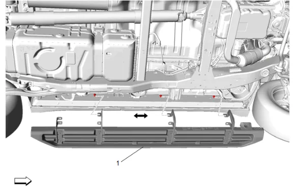 Front Fender Replacement (BVE - Assist Step) — figure 12