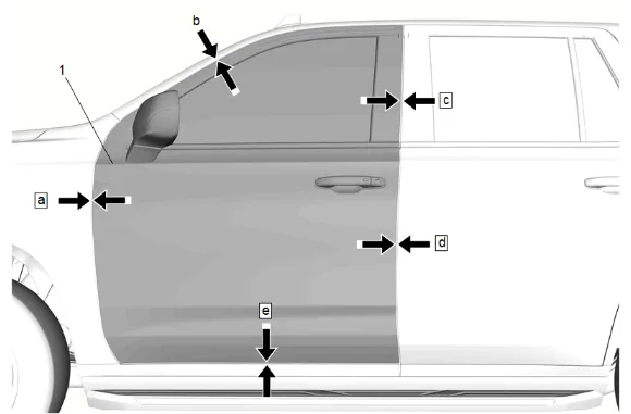 Front Side Door Adjustment — figure 1
