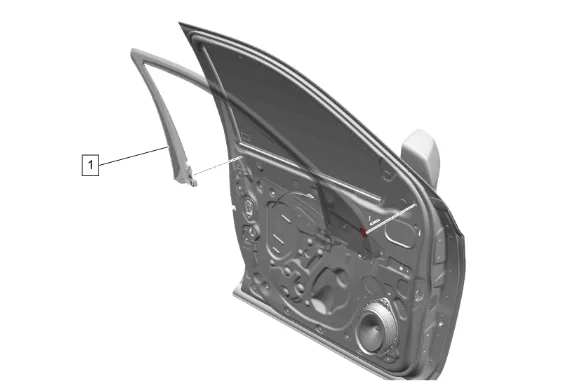 Front Side Door Wiring Harness Replacement — figure 3