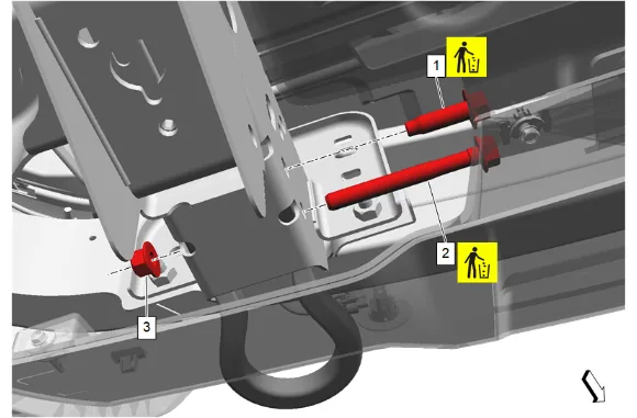 Front Tow Hook Replacement — figure 1