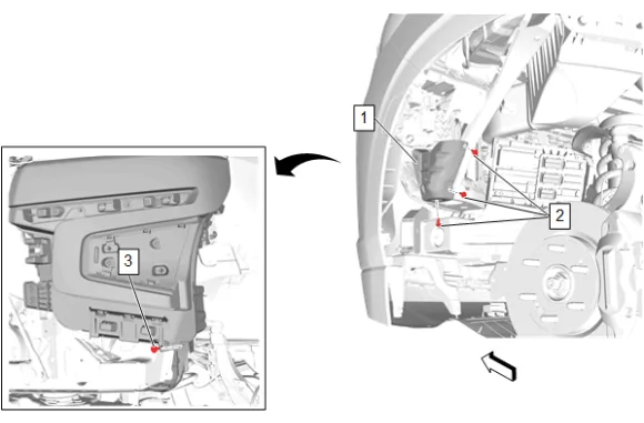 Front Wheelhouse Panel Bracket Replacement — figure 4