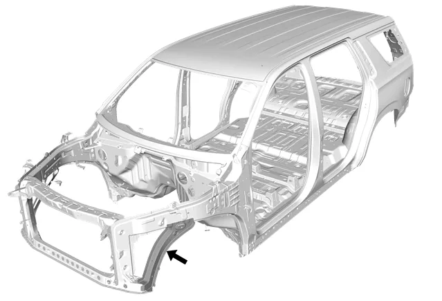 Front Wheelhouse Panel Reinforcement Replacement — figure 1