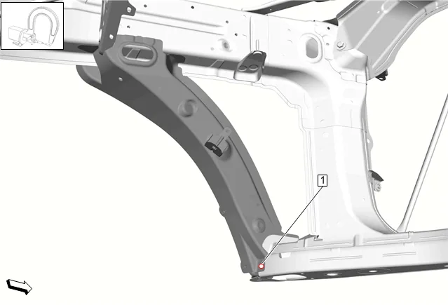 Front Wheelhouse Panel Reinforcement Replacement — figure 15