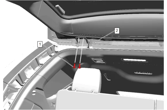 Liftgate Hinge Replacement (without TC2) — figure 13