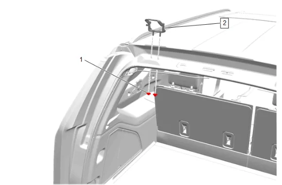 Liftgate Hinge Replacement (without TC2) — figure 15
