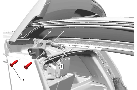 Liftgate Strut Bracket Replacement — figure 2