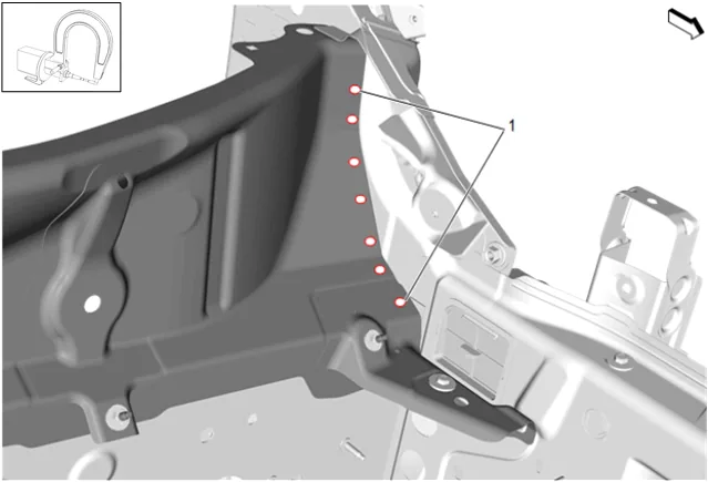 Plenum Lower Panel Replacement — figure 9