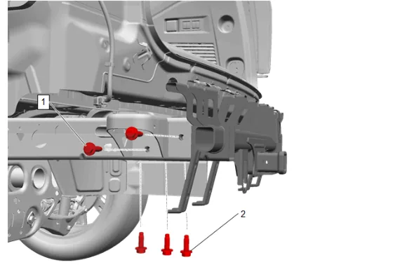 Rear Bumper Impact Bar Replacement — figure 5
