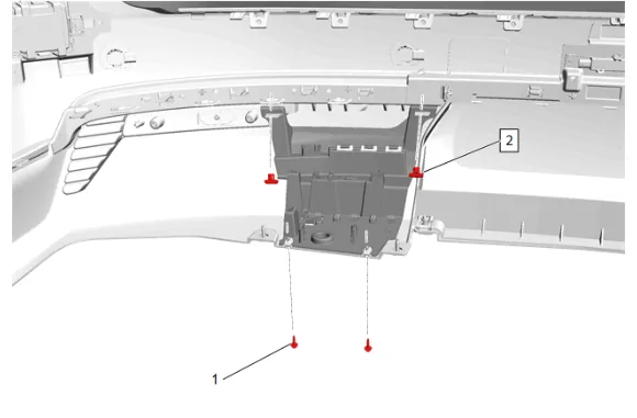 Rear Bumper Lower Fascia Replacement — figure 7