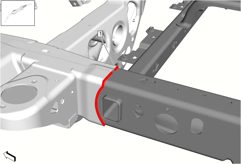 Rear Half Frame Replacement — figure 8