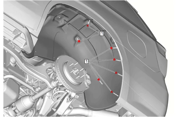 Rear Wheelhouse Liner Replacement — figure 3