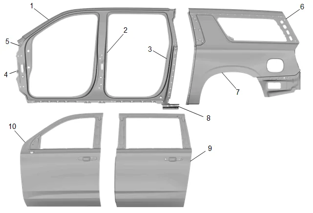 Structure Identification (Long Wheel Base) — figure 2