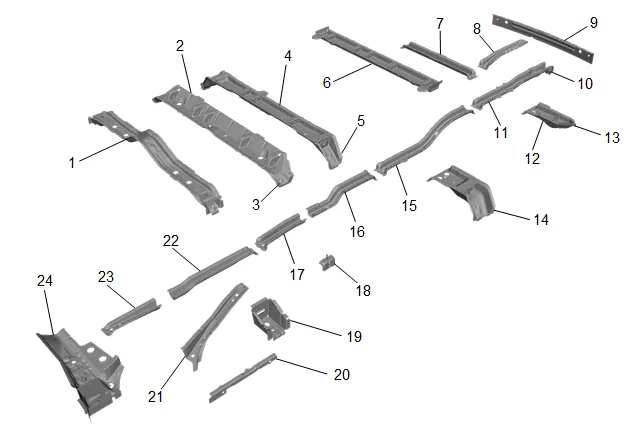 Structure Identification (Long Wheel Base) — figure 7