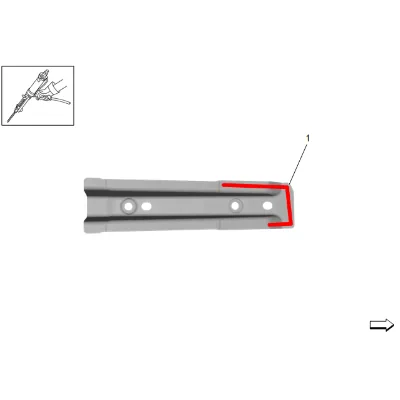 Underbody Outer Front Side Rail Replacement (Inner) — figure 6