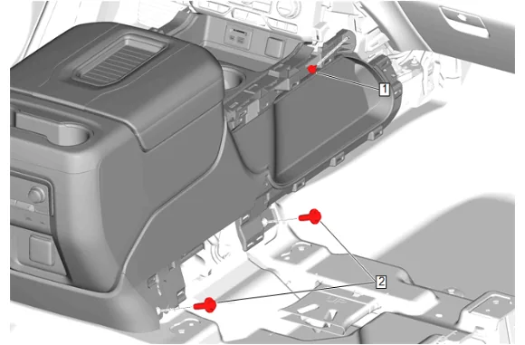 Front Floor Console Bin Lamp Replacement — figure 17