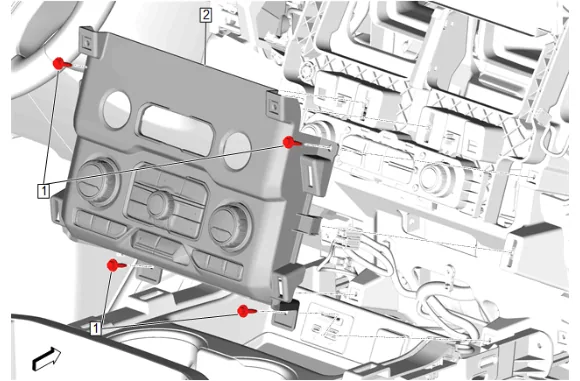 Front Floor Console Bin Lamp Replacement — figure 20