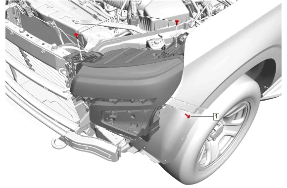 Front Headlamp Replacement — figure 2
