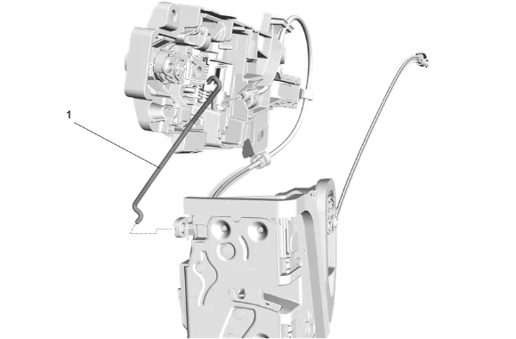 Front Side Door Lock Cylinder Replacement (without nwm) — figure 18