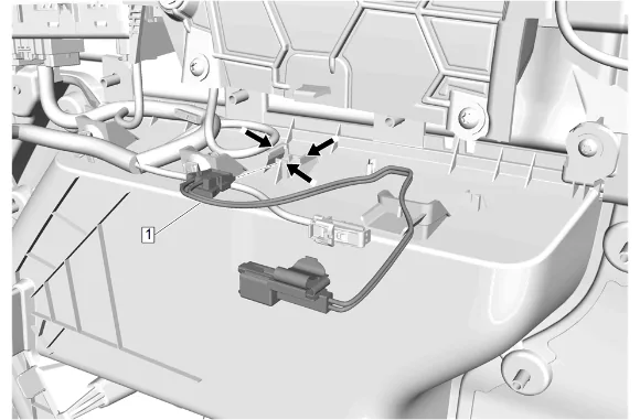 Front Side Door Map Pocket Illumination Lamp Replacement — figure 3