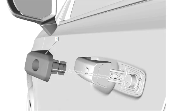 Front Side Door Outside Handle Bracket Replacement (with nwm) — figure 11