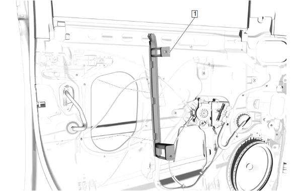 Front Side Door Outside Handle Replacement (with nwm) — figure 4